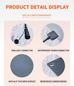 Tapis chauffant électrique moderne personnalisé pour la fonte de la neige, en PVC imperméable, pièces de chauffage au sol pour toit, allée, marche, escalier - Product Image 4