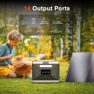 <span class=keywords><strong>Inversor</strong></span> Solar de Onda Sinusoidal Pura de <span class=keywords><strong>2400W</strong></span>, Generador Portátil LiFePO4 de 2160Wh, Panel Solar para Carga de Coche, Linterna Externa para Exteriores - Product Image 5