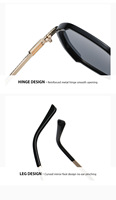 Lunettes de soleil polarisées anti-UV avancées pour hommes et femmes, verres UV400 pour la conduite et la pêche, transfrontalières