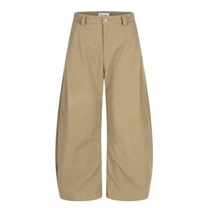 Pantalones Casuales Estilo Americano 11KN Color Caqui, Unisex, Mezcla de Poliéster Sorona, Transpirables, Simples, Retro, Ajustados, Versátiles y Holgados - Product Image 6