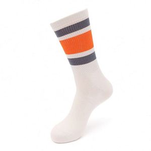 Calzini Sportivi a Mezza Gamba a Righe per <span class=keywords><strong>Uomo</strong></span> e Donna, Antibatterici, Deodoranti e Traspiranti, con Colori a Contrasto, Stile Retrò - Product Image 4