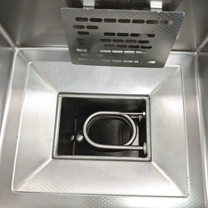 <span class=keywords><strong>Friteuse</strong></span> électrique <span class=keywords><strong>professionnelle</strong></span> <span class=keywords><strong>avec</strong></span> valve de <span class=keywords><strong>vidange</strong></span> d'huile, <span class=keywords><strong>friteuse</strong></span> profonde en acier inoxydable facile à nettoyer pour les cuisines de restauration - Product Image 3