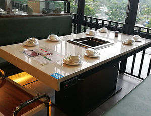 Aopa Koreaanse <span class=keywords><strong>Bbq</strong></span> Restaurant Apparatuur Commerciële Koreaanse <span class=keywords><strong>Bbq</strong></span> Grill Tafel - Product Image 5