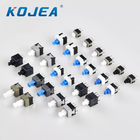 Interruttore a pulsante in plastica autobloccante 2 pin 5.8x5.8 7x7 8x8 8.5x8.5 DIP/SMD per elettronica