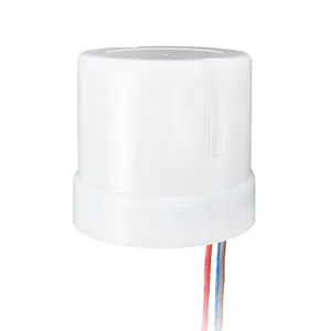 AC220V 25A outdoor street lamp controller Photo switch adjustable day night automatic photocell sensor switch for street light