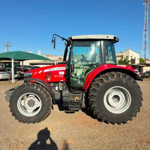 Tracteur agricole d'occasion Massey Ferguson 6713R Dyna-4 4x4 140 CV roues rouges avec transmission à engrenages et moteur pour l'agriculture - Product Image 3