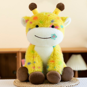 Jouets en peluche mignons et doux en forme de faon, girafe, poupées animales en peluche, doudou apaisant, cadeau pour enfants, décoration d'intérieur réconfortante - Product Image 3