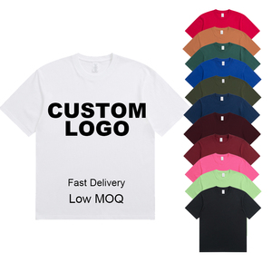Camiseta Tubular sin Costuras de Algodón 100% Estilo Americano, 230g, Talla Grande, Tejido Tubular, Sin Costuras Laterales, Cuello Pequeño, Mangas Cortas - Product Image 4