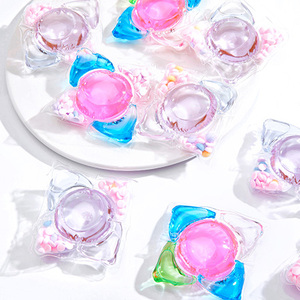 Oem Nồng Độ Làm Sạch Sâu Lâu Dài Hương Thơm 5 Trong 1 Bướm Hình Dạng Quần Áo Giặt Chất Tẩy Rửa Pod Chất Tẩy Rửa Viên Nang - Product Image 2