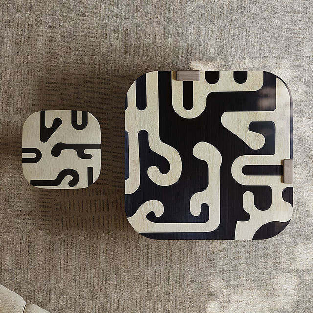 Italian Designer Convertible Wooden Square Modern High-End Adjustable Dining/Living Room Coffee Table Set Custom Color 1 Year