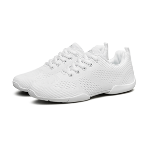 <span class=keywords><strong>Chaussures</strong></span> <span class=keywords><strong>de</strong></span> <span class=keywords><strong>danse</strong></span> flexibles blanches professionnelles pour la <span class=keywords><strong>danse</strong></span> <span class=keywords><strong>de</strong></span> cheerleading, pour les femmes et les filles, baskets <span class=keywords><strong>de</strong></span> cheerleading - Product Image 4