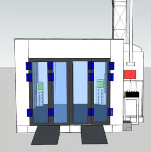 Mobiele Meubelfilter Voor Auto Schilderen Oven Cabine De Peinture Auto Avec Vier Ce Spuitbus Verfcabine