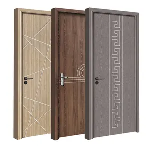 China Suppliers Waterproof Cheap Price Wpc Wood Doors Bedroom Door Design