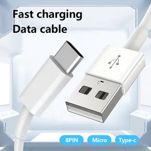 Tùy chỉnh chứng nhận 3ft 6ft 2.1A <span class=keywords><strong>USB</strong></span> một sạ<span class=keywords><strong>c</strong></span> nhanh <span class=keywords><strong>c</strong></span>áp <span class=keywords><strong>USB</strong></span>-<span class=keywords><strong>C</strong></span> <span class=keywords><strong>Micro</strong></span> 8Pin <span class=keywords><strong>C</strong></span>áp dữ liệu kable với chất lượng cao - Product Image 5