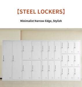 <span class=keywords><strong>Casillero</strong></span> de Acero Laminado en Frío de Una Puerta con Cerradura de Llave, Gabinete de Almacenamiento para Gimnasio, Oficina, Escuela, Dormitorio, Recubrimiento Electrostático - Product Image 3