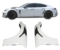 RSNIS pour Panamera 971 – Kit carrosserie de pare-chocs et garde-boue en fibre de carbone style MSR de haute qualité pour voitures d'occasion