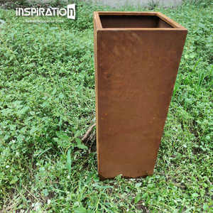 Paysage Corten Acier Rusty Métal Arbre Plantes Planteur Lit <span class=keywords><strong>Surélevé</strong></span> Pour Projets Paysagers - Product Image 2