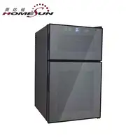Nhiệt Điện Rượu Vang Tủ Lạnh Cooler, Tủ Lạnh Cửa Đôi