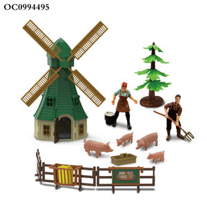 58 pièces réaliste modèle <span class=keywords><strong>tracteur</strong></span> <span class=keywords><strong>ferme</strong></span> maison <span class=keywords><strong>animaux</strong></span> ensemble enfants jouets <span class=keywords><strong>avec</strong></span> animal - Product Image 4