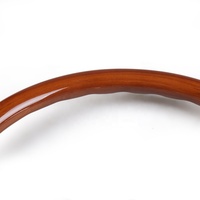 Setir Kemudi Sport Klasik 350mm 14 Inch Universal Berbahan Kayu 3 Palang Dengan Tombol Klakson 6 Baut