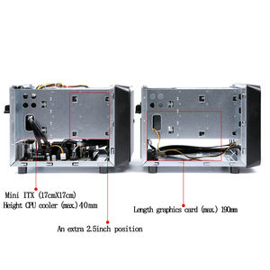 <span class=keywords><strong>NAS</strong></span> à échange à chaud, châssis Synology noir, stockage réseau <span class=keywords><strong>DIY</strong></span>, Mini ITX, ventilateur silencieux, FLEX - Product Image 6