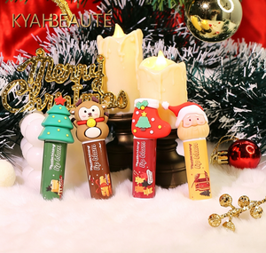 Christmas Kids Lip Balm Cute Cartoon Santa Xmas <strong>Tree</strong> Moisturizing <strong>Lipstick</strong> Anti Dry Crack Winter Lip Care Gift Stock Wholesale - Product Image 1