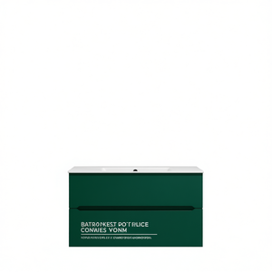 Mueble de Baño Colgante de Pared Stick Line Canetted 90 cm Verde Bosque - Product Image 3