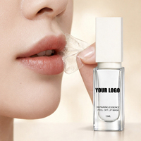 Masque Lèvres Peel-Off Marque Blanche Logo Personnalisé 15ml Léger Apaisant Essence Brillante Hydratante Saveur Unique Maquillage Végétalien