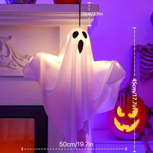 Nuevas Luces LED de Fantasma Colgantes para Halloween, Lámparas Decorativas Brillantes para Ambiente Festivo en Interiores - Product Image 2