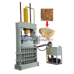 Presse à balles automatique pour <span class=keywords><strong>la</strong></span> compression et l'emballage de fibres de coque de noix de coco et de films, presse verticale, fournisseurs - Product Image 1
