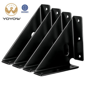 Support d'angle en L en fer, plusieurs tailles, connecteur de fixation pour étagères de meubles en bois, maison et bureau, vente en gros - Product Image 1