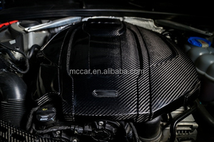 Accesorios para automóviles personalizados, capó de motor de fibra de carbono seco para <span class=keywords><strong>Audi</strong></span> A4/A5/Q5/ 2015 + <span class=keywords><strong>A6</strong></span>/A7 2016 + 1,8 T/2,0 T, cubierta de motor - Product Image 2