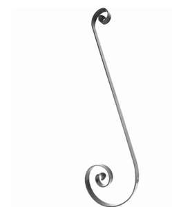 Éléments <span class=keywords><strong>en</strong></span> <span class=keywords><strong>fer</strong></span> <span class=keywords><strong>forgé</strong></span> à volute forgée <span class=keywords><strong>en</strong></span> acier <span class=keywords><strong>forgé</strong></span> Pièce détachée pour balustrade de main courante de clôture de portail - Product Image 1