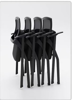 Chaise de formation pliable Foshan avec tablette d'écriture intégrée pour l'école, la salle de conférence, le bureau, les réunions et la maison
