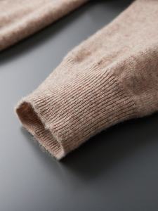 Automne hiver hommes affaires décontracté laine tricots nouveau première ligne vêtement pour <span class=keywords><strong>polo</strong></span> solide foncé usine cheveux col pull - Product Image 4