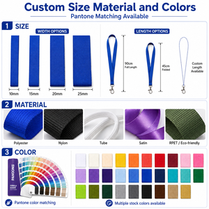 Cheap Personalized Neck Tool Printing Polyester Sublimation Custom Lanyards With Logo Custom - Product Image 2