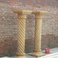 Colonnes en pierre naturelle sculptées à la main avec éclat Piliers de maison Piliers décoratifs d'intérieur