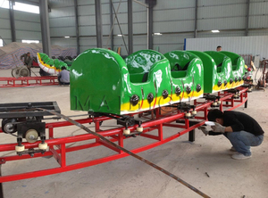 Trenino a Forma di Verme per Parchi Divertimento, Giostre per Bambini e Adulti - Product Image 4