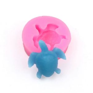 Moule à chocolat en forme de tortue. Moule en silicone pour dentelle sucrée, moule à gâteau 3D en forme de queue de sirène pour fondant OEM/ODM - Product Image 1