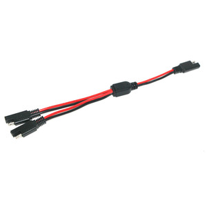 Kabel Ekstensi Y Splitter Konektor SAE 1 ke 2 Quick Disconnect 14AWG untuk Pengisi Daya Baterai - Product Image 2