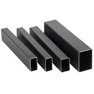 50x5 0 أنبوبة فولاذية مربعة الشكل السعر ، 20x20 الأسود الصلب مربع أنبوب مستطيل من الفولاذ ، 40*80 الصلب مستطيلة جوفاء القسم