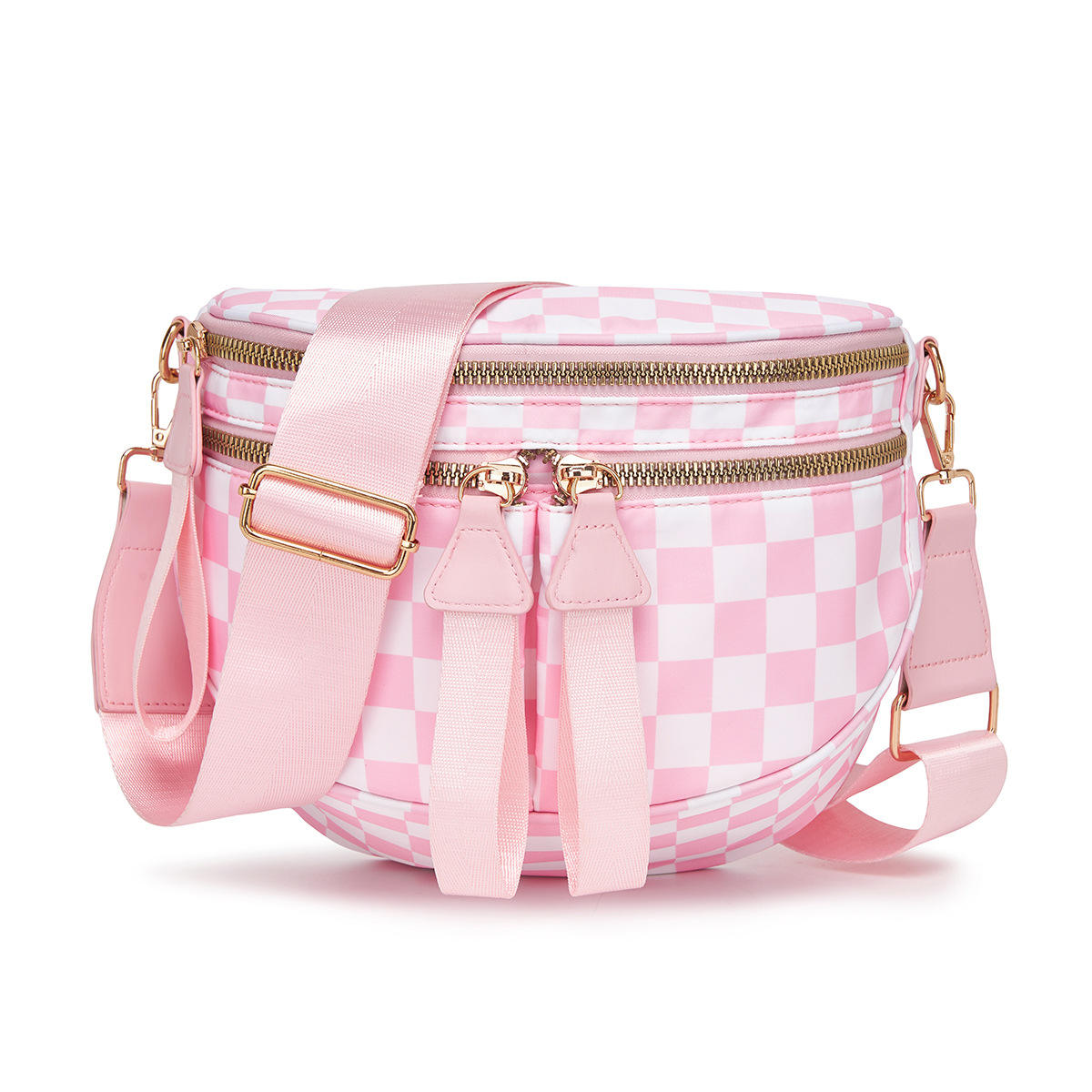 MG6003-1 Bright Pink and White Checkered