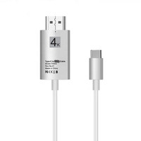 4K 30Hz Type C HDTV Adaptateur Convertisseur 2M USB C vers HDTV Mâle Câble Vidéo pour Ordinateur Portable Tablette