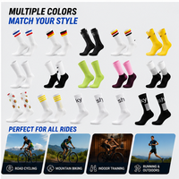 Chaussettes de cyclisme Sky Aero, respirantes et antidérapantes pour vélos de route et de montagne