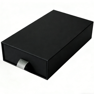Caja de joyería de alta gama con logotipo personalizado, caja para anillos, venta directa de fábrica - Product Image 1