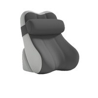 Coussin de lecture ergonomique en mousse à mémoire de forme, soutien lombaire et cervical, pour lit et assise, gris, confort adulte, vente chaude