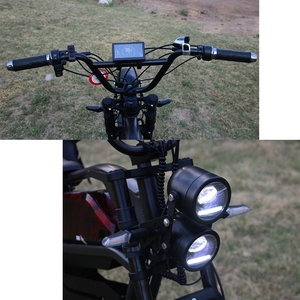 จักรยานไฟฟ้าออฟโรดสำหรับผู้ใหญ่ยาง1500W48v แรงสูงจักรยานไฟฟ้าแนววินเทจ18AH ขนาด20นิ้วยอดนิยม - Product Image 6