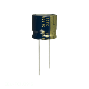 ตัวเก็บประจุ uF 20% 390 uF ตัวเก็บประจุ390 uF แบบรูรัศมี63V EEU-FC1J391S - Product Image 1