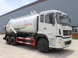 Camion-citerne de collecte à pompe à vide Dongfeng 6x4 grande capacité 20 m³ pour eaux usées, eaux sanitaires, eaux de vidange et huiles usagées - Product Image 3