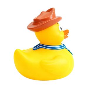 Jouets de bain et de jeu aquatique éducatifs pour enfants en gros, petits canards jaunes sur le thème du cowboy - Promotion - Product Image 3